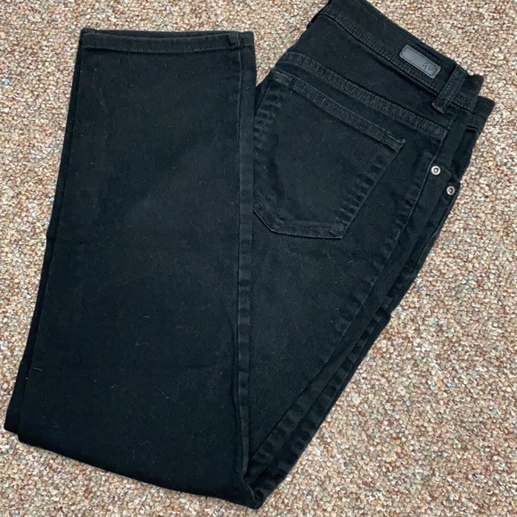 Gloria Vanderbilt vintage black high waste jeans size 12P - Picture 1 of 10